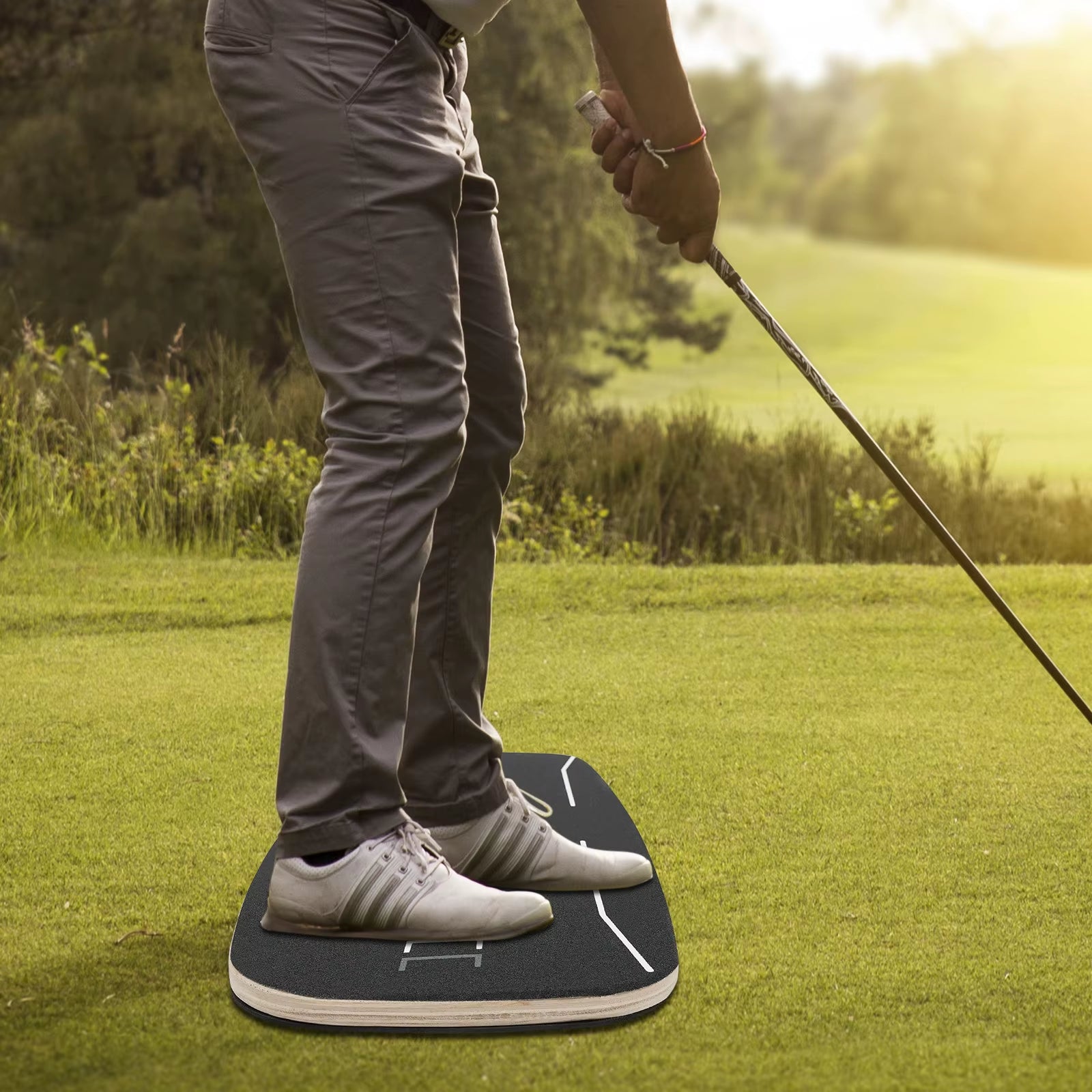 Golf Swing Training Aid - Golf Pressure Plate for Indoor or Outdoor Practice - Weight Shift Balance Board