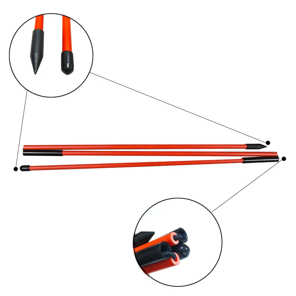 Golf Alignment Sticks Collapsible - 2 Pack