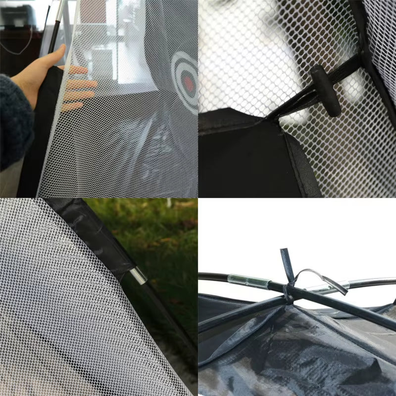 3M Detachable Golf Practice Net for Indoor and Outdoor Use - Portable Chipping and Hitting Cage with Target